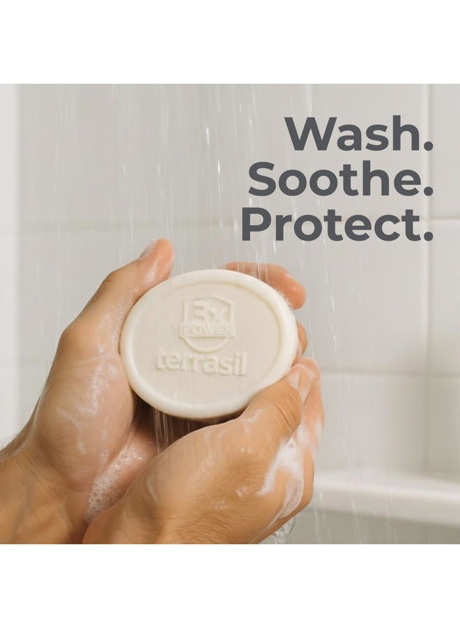 Terrasil Balanitis Soap for Natural Gentle Relief of Balanitis Symptoms Irritation, Itch, Redness & Inflammation with Calendula – 75gm Cleansing Bar - Image 4